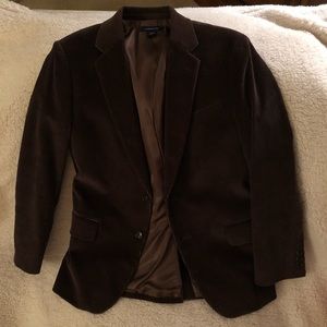 Lands’ End size 14 boys brown corduroy blazer